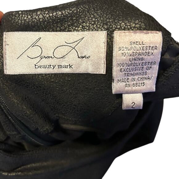 Byron Lars Beauty Mark Faux Leather Dress – Size 2 - Picture 6 of 14